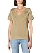Produktbild edc by ESPRIT Damen 051CC1K320 T-Shirt, 345/LIGHT Khaki, M