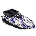 AWEN RC Bait Boat Ferngesteuertes Fischerboot,500m Bait Boat mit LED-Nachtlicht,Fish Finder Feeder, 1,5kg Belastung,Auto Cruise,49x27x16cm.