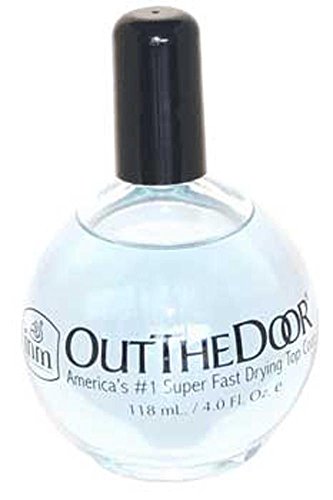 INM - Out The Door Fast Drying Nail Top Coat Refill Without Brush 4oz - 1pc Bottle.