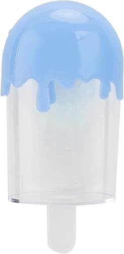 Fdit Cajas de regalo de dulces, 12 cajas de dulces en forma de helado, caja de regalo reutilizable de plástico transparente para bodas, despedidas