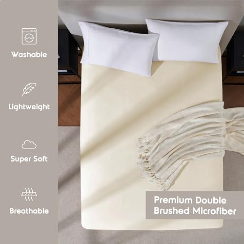Image of Nestl Extra Deep Pocket Queen Fitted Sheet Only, Queen Size Fitted Sheet