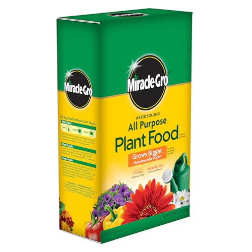 Image of Miracle-Gro Water Soluble All Purpose Plant Food - Fertilizer for All Indoor or Outdoor Plants Including Roses, Flowers, Vegetables, Houseplants, Trees, and Shrubs, 12.5 lbs.