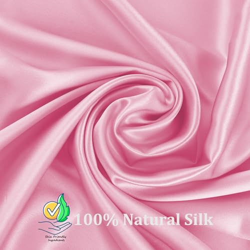 Image of Ear Piercing Pillow for Side Sleepers with Ear Hole, Donut Pillow for Ear with Silky Pillowcase for CNH and Ear Pain Inflammation Pressure Sores Piercing, Ear Guard Pillow (Pink Silk)