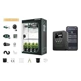 MARS HYDRO 2x4 Grow Tent Kit Complete System with 300W TSL2000 with ITime 2-in-1 Smart Timer Outlet Dual Outlet App Control