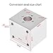 Industrial Lead Screw 3D Printer T8 T-Type Screw Stepper Motor Screw Set Vertical Kit, 100 200 350 600mm Length Lead 8mm Linear Sliding Table Set(300MM)