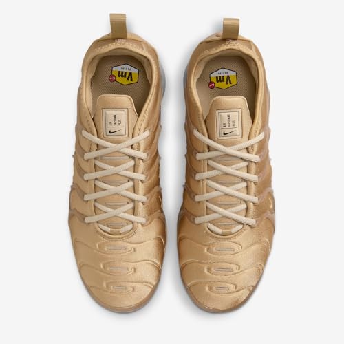 Image of Nike Air Vapormax Plus Men's Shoes (IB4008-297, Parachute Beige /Black /White /Desert Khaki) Size 5