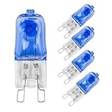 UGEFKMQ 5PCS Kristallklare Halogenlampe G9 40 Watt 230 Volt G9 20W Halogen Leuchtmittel 2 Pin...