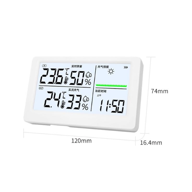 Thermometer Household Indoor Wall Mounted Humidity Meter
