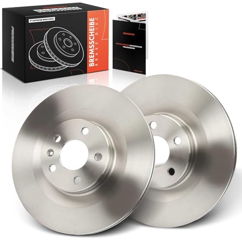 Frankberg Brake Disc Set incl. 2x Discs Rear Vented Ø320mm Compatible with XC60 II 246 XC90 II 256 V60 II 225 V90 II Estate 235 Replace# 31400778