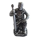 Décoration stable et attrayante : Conçue pour allier stabilité et esthétique, cette décoration de chevalier médiéval constitue un ajout saisissant sur les étagères, les bureaux ou les tables d'appoint, où sa construction robuste empêche le basculement et améliore la sécurité lors de l'exposition. Elle s'intègre dans les décors.