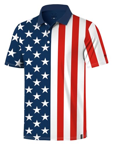 Men's Funny Golf Shirts UPF 50+ Performance Moisture Wicking Dry