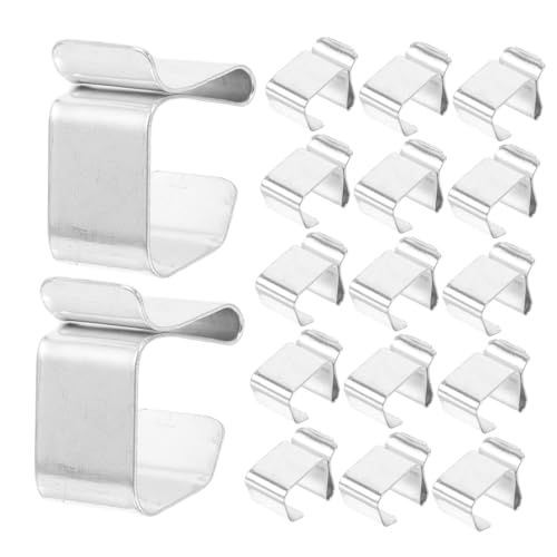 SEWACC 50pcs Outdoor Light Clips Metal Gutter Hooks for Easy Installation of Holiday Lights for Gardens Patios and Terraces Create Festive Ambiance with Space Saving Design