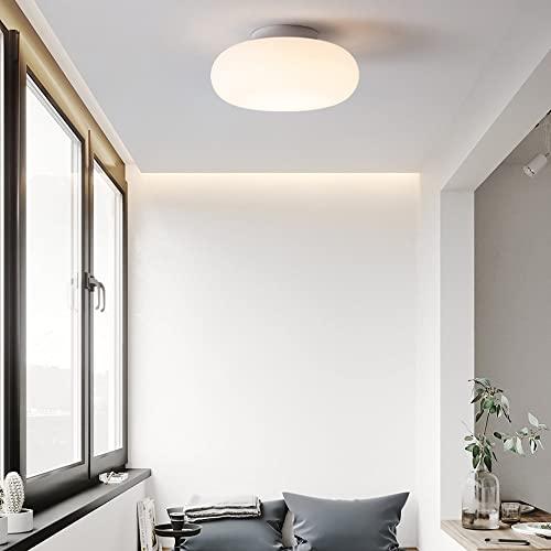 Plafonnier de salon LED blanc 35cm à intensité variable pour plafond de cuisine