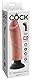 King Cock 8 Vibrating Cock, Light, 8 Zoll