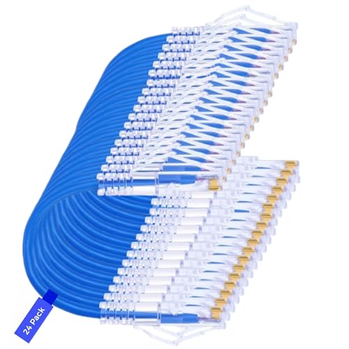 Cat6 Ethernet LAN Patch Cable | Gigabit Network Cable for Router, Switch, Patch Panel & Server Rack | UTP RJ45 | Professional Structured Cabling (24, BLUE, 7 FT)