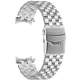 SINAIKE Watch Band 22mm Stainless Steel Sport Wristband for Men Women Curved Ends Replacement Watch