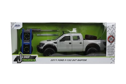 Jada Just Trucks 1:24 Ford F-150 SVT Raptor Die-Cast Gris miniatura 2
