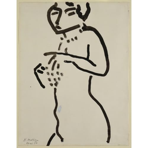 Toile Henri Matisse Le collier idee cadeau deco maison pret a encadrer