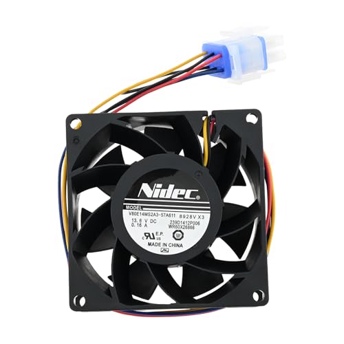 Teengse WR60X26866 Refrigerator Evaporator Fan Motor Compatible with Ge Refrigerator 2024 Upgraded, Evaporator Fan Replaces WR02X13733, V80E14MS2A3-57A611, WR60X10341, WR60X10356, WR60X10357