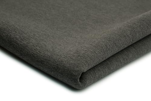 Scuba Espuma Buceador, tejido grueso y ligero, neopreno 50 x 150 cm (Mezcla gris oscuro)
