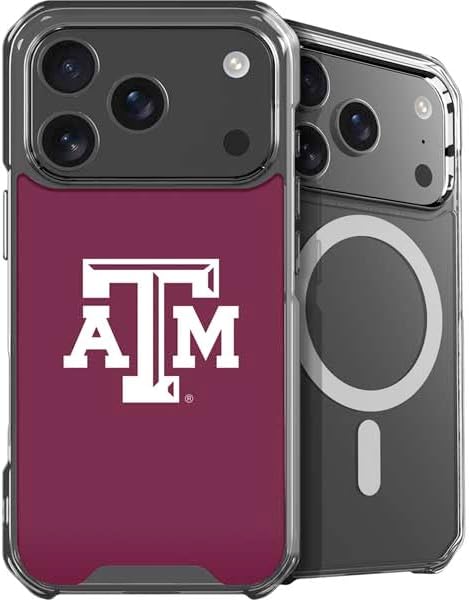 Skinit Phone Case Compatible with MagSafe iPhone 17 Pro Max - Officially Licensed Texas A&M University Gig Em Aggies Design