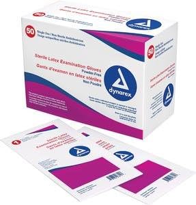 DX2453 - Sterile Powder-Free Latex Exam Glove Large