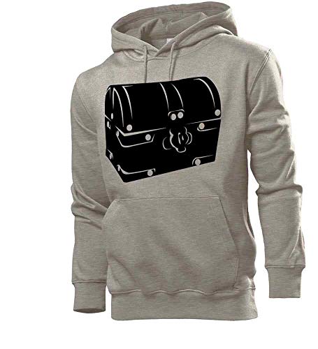 Sweat-shirt à capuche homme pour un style urbain gris XL