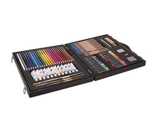 Colourbook Creativity - Juego de maletín de dibujo (83 piezas)