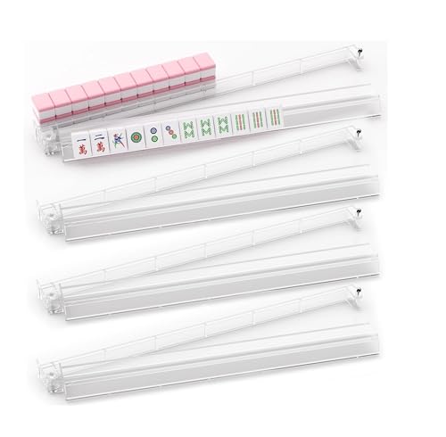 C&H Solutions American Mahjong Juego con 4 Racks Transparentes miniatura 4