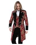 Du suchst einen eleganten, vielseitigen Klassiker, der Dich ganz stilsicher für den nächsten Anlass kleidet? Ob verführerisch-creepiger Halloween-Vampir, Dein nächstes stilisches Karnevalskostüm, ein Renaissance-Markt - oder einfach als Gehrock für Dich: Egal, was ansteht, unser eleganter Gehrock macht aus Dir DEN Hingucker! Der viktorianisch-steampunkig anmutende Mantel mit angenähter Weste ist das ideale Accessoire für den Gentleman von Welt.