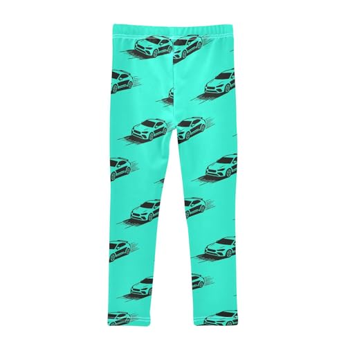 Girls' Leggings Car Green Kids Yoga Tights Pants 1 Pack 23023702