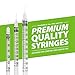 Easy Touch 29 Gauge U-100 Insulin Syringes (29G 1cc 1/2”) with 1/2” Long Needle, 1cc (100 Unit Capacity), Bold Markings for Accurate Dosing, Disposable, Box of 100
