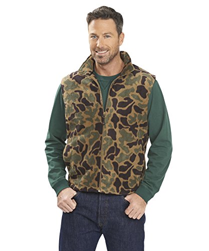 Woolrich Men's Andes Printed Fleece Vest