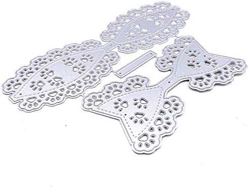 Miniatura 2 de ZFPARTY Plantillas de troqueles de corte de metal con estampado de huellas para manualidades, álbumes de recortes, decoración en relieve, tarjetas