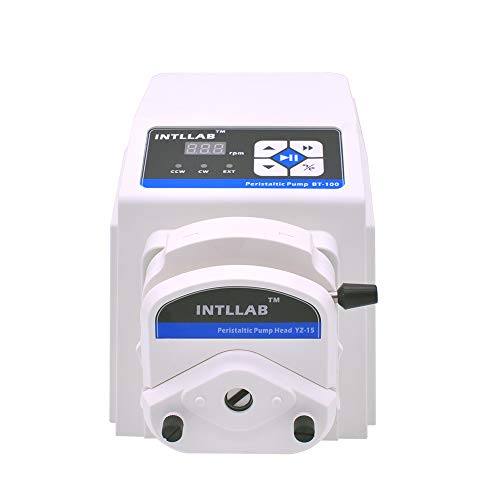 Image of INTLLAB BT100 Peristaltic Pump | High-Precision Stepper Motor Dosing Pump 0.1-100 RPM Variable Speed RS485 Interface Flow 0.06-360 mL /min with 2m 17# Tubing