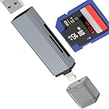 Transfert de fichiers haute vitesse : prenant en charge des vitesses de 20 Mo/s ~ 30 Mo/s, ce lecteur de cartes compact importe et exporte rapidement des photos, des vidéos et des documents depuis les clés USB d'appareil photo numérique vers les appareils Lightning. Il suffit de connecter et d'ouvrir votre application « Fichiers » ou « Gestionnaire de fichiers » pour gérer facilement le stockage. (Remarque : Ce lecteur de cartes ne peut pas lire deux emplacements simultanément.)