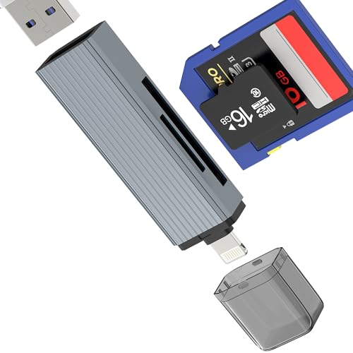 Adaptateur photo iPhone pour vider sa carte SD en voyage et rando