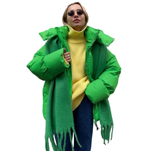 Veste bouffante décontractée et doudoune courte imperméable pour femme