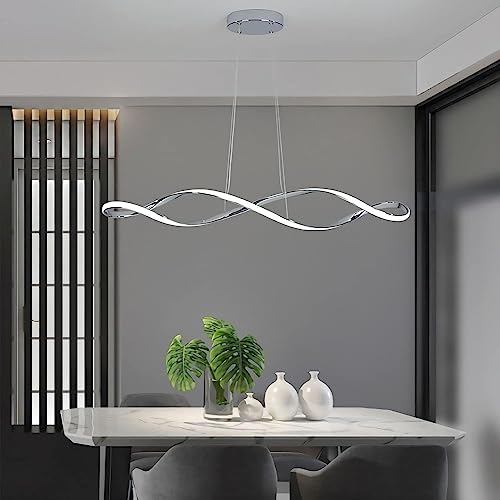 Lustre moderne LED télécommandé pour ajuster l'éclairage du restaurant au salon - 4