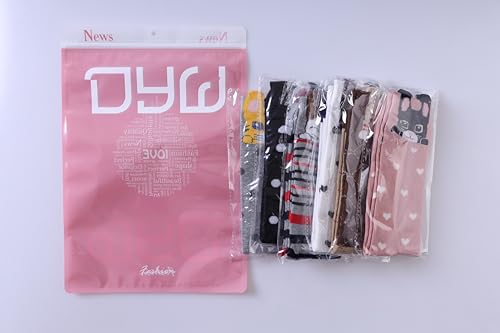 DYW Girls Socks Knee High Socks Cartoon Animal Warm Cotton Stockings 6 Pairs Cat2