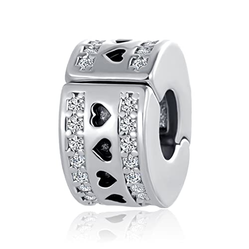 Irish Celtic Kont Flower Clip Lock Spacers Stopper Charm for Pandora Bracelet