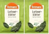 Ostmann Gewürze – Lorbeerblätter, getrocknete Gewürzpflanze zum Würzen und Einlegen von Fleisch, Fisch und vegetarischen Lebensmitteln aller Art, vegan, 5 g (Packung mit 2)