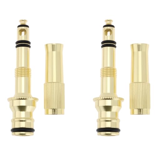 Briny River 2x Pistolet à Eau Haute Pression Réglable pour Tuyau de 13 Mm Outil de Jardin Buse de Pulvérisation Arroseur