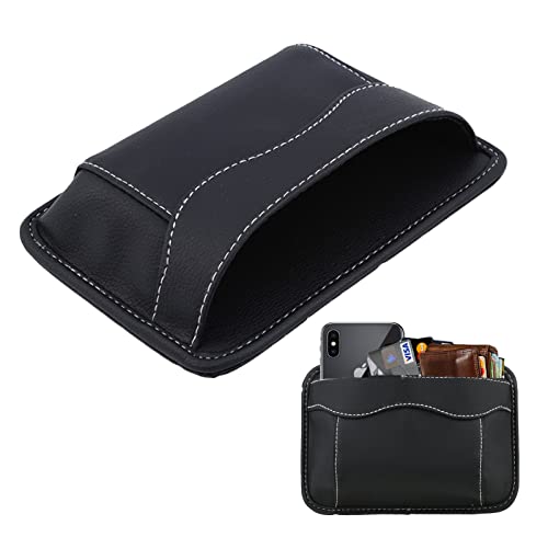 Bolsa para Llaves Coche Funda Bolsas para Bolsa Coche para Llaves Caja Almacenamiento Universal para Organizador Coche para Teléfonos Automóvil Accesorios para Coche Negro 12 * 17cm Cover