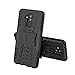 Huawei Mate 20 Lite Case, Boythink Double-Layer Hybrid Shock Resistant Armor with Kickstand Protective Case Fit Huawei Mate 20 Lite (Black)