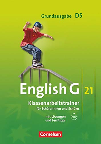 English G 21 A4 Klassenarbeitstrainer Lösungen Download English G 21. Grundausgabe D 5. Klassenarbeitstrainer mit Lösungen und