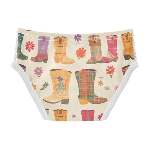 KLL Western Boots Design Boho Scotland Little Boys Comfort Briefs Cute Undies2