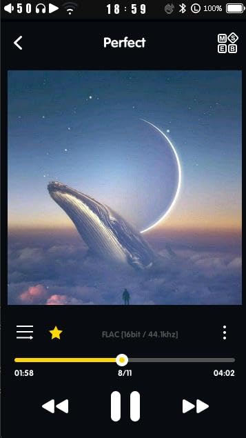 HIFI WALKER H20 Pro MP3 Player Hi Res MP3 Player Bluetooth 5.1 Music Player 3.2" Touch Screen, Portable DAP Lossless DSD256 HiFi Bluetooth 5.1 aptX/LDAC, 64GB Memory Card with 256GB Expandable Memory