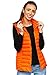 Produktbild BOLF Damen Weste Stehkragen Steppweste Bodywarmer Daunenweste Reißverschluss Weste Ärmellose Sportweste Zip Wärme Freizeit Outdoor Style 23038 Orange-Neon L [U1U]