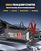 Battery Jumper Starter Portable, 5000A Jump Starter with Air Compressor(7.0L Gas/ 6.0L Diesel) with 160PSI Tire Inflator, 12V Jumper Box Car Battery Jump Starter, Valentine Gifts #2